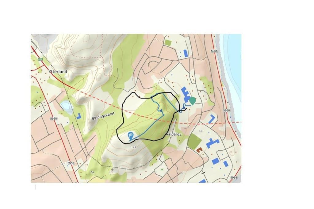 Leilighet I Enebolig Pa Valderoya Ved Alesund Ytterland Esterno foto